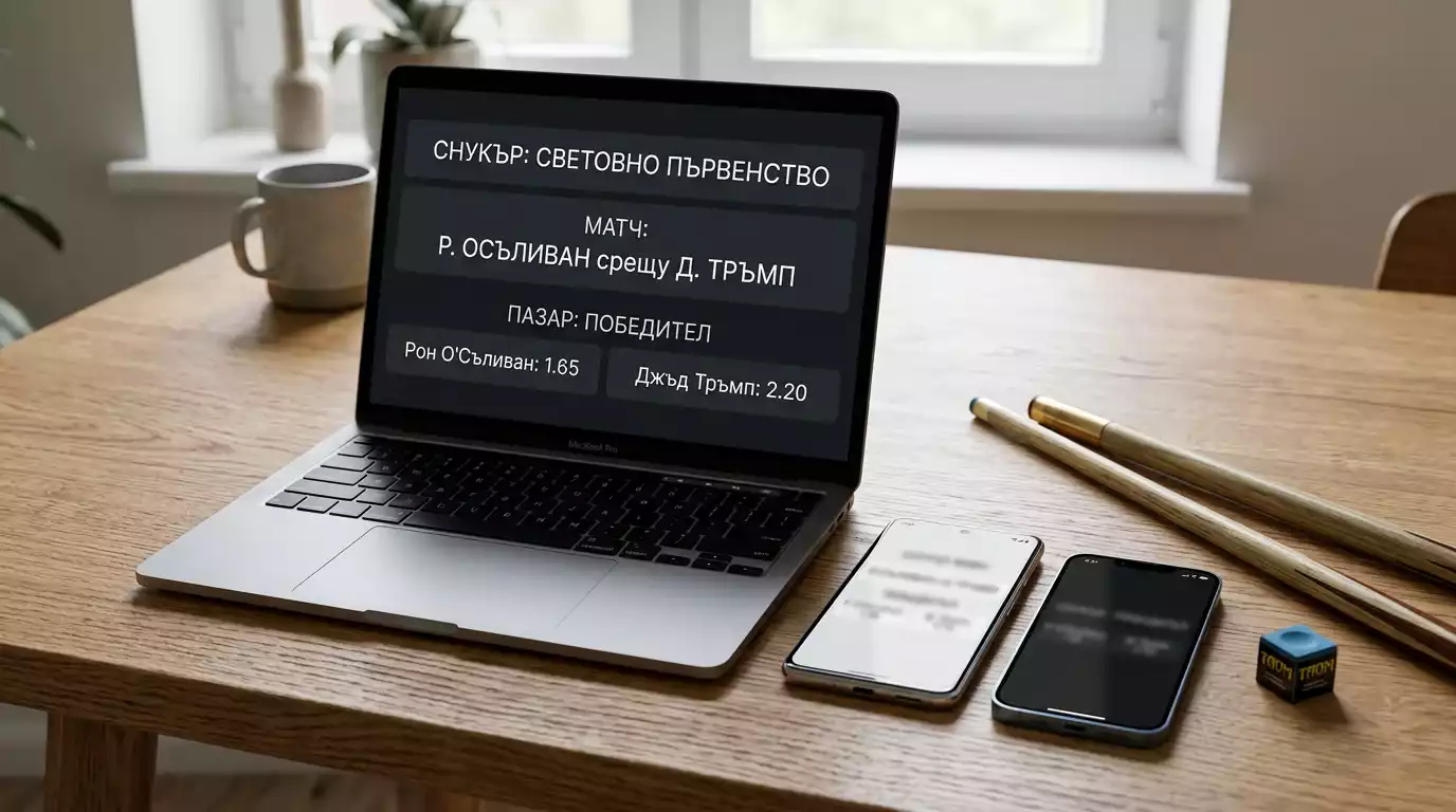 Конкурентен пазар с много линии за един и същ снукър мач