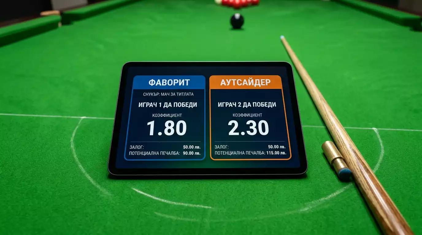 Десетичен коефициент под и над 2.00 като граница фаворит/аутсайдер